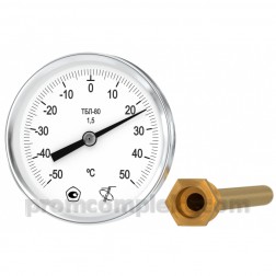 Термометр ТБЛ-80 (0...120°C) L40 мм кл.т.1,5  ОШ 