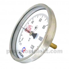 Термометр биметаллический показывающий со штоком в виде иглы (погружной термометр) БТ-23.220