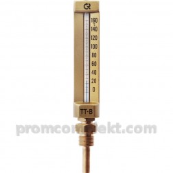 Термометр прямой, виброустойчивый TT-B-150/100. П11 G1/2 (-30-70C)